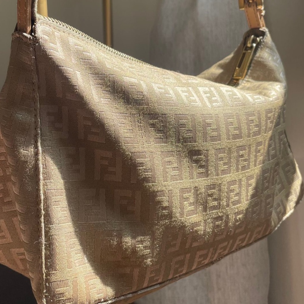 Fendi monogram baguette bag.